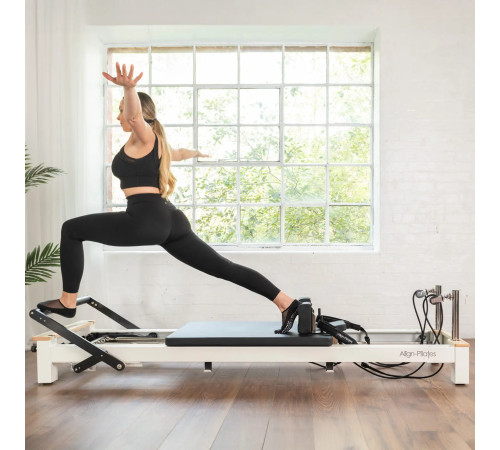 Реформер для пілатесу Align Pilates C8-S Pro, білий