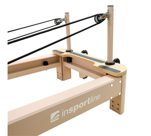 Pilates Reformer inSPORTline Comfolder EVO, бежевий