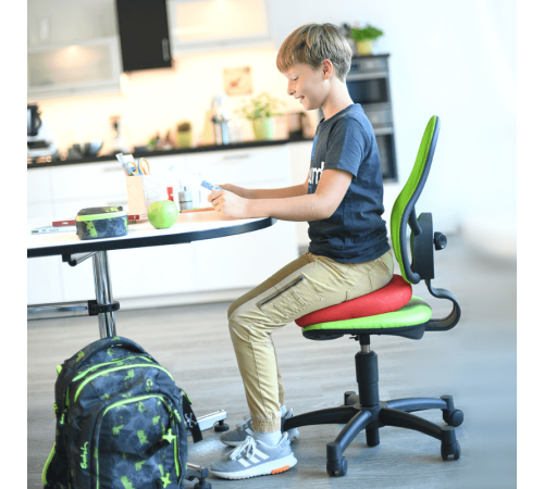 Подушка асиметрична сенсомоторна SISSEL Sitfit Plus, червона