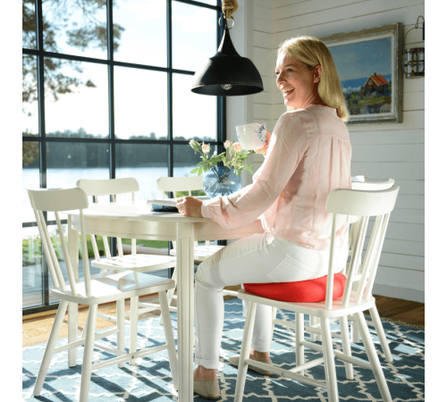 Подушка асиметрична сенсомоторна SISSEL Sitfit Plus, червона