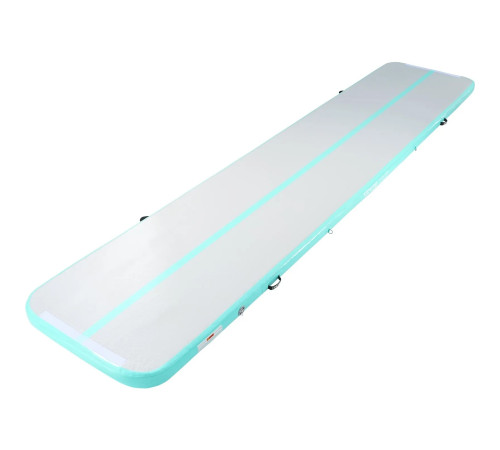 Килимок надувний VEVOR 498 x 101 x 10 см, біло-м'ятний