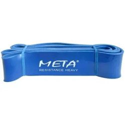 Гумка-петля силова Meta Elastic power band heavy 6,4 х 208 см, синя