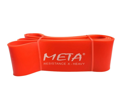 Гумка-петля силова Meta Elastic power band x-heavy 8,3 х 208 см, оранжева