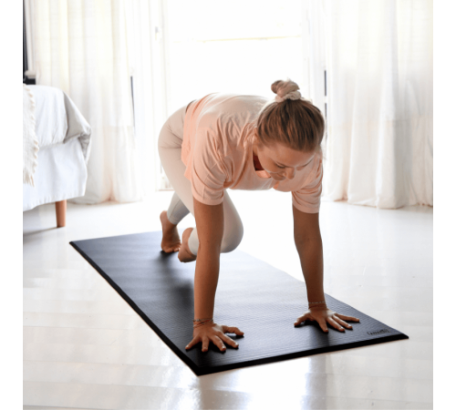 Килимок для вправ SISSEL Gym Mat Plus 180 x 60 x 1,0 см - чорний