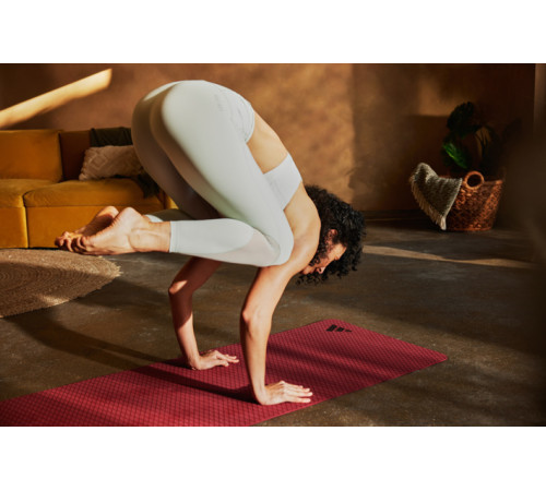 Килимок для йоги Adidas 4 мм, рожевий