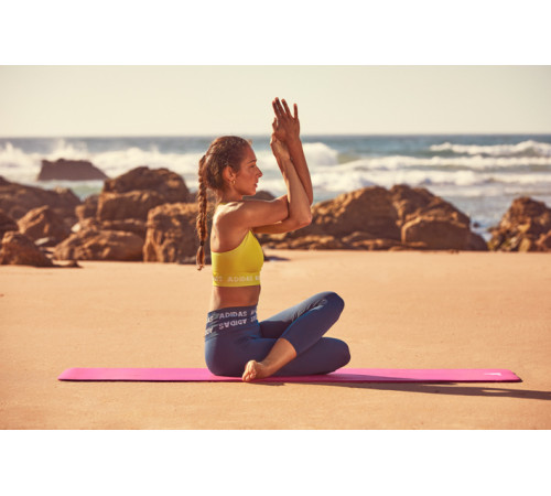 Килимок для йоги Adidas 8 мм, рожевий
