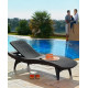 Шезлонг Keter Pacific, 197 х 75 х 40 см - графіт