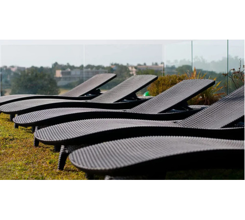 Шезлонг Keter Pacific, 197 х 75 х 40 см - графіт