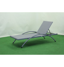 Шезлонг Greengard Барнео 200 х 78 х 42 см - сірий