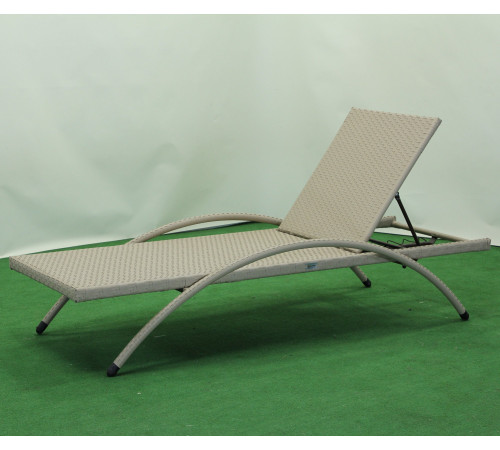 Шезлонг Greengard Барнео 200 х 78 х 42 см - бежевий