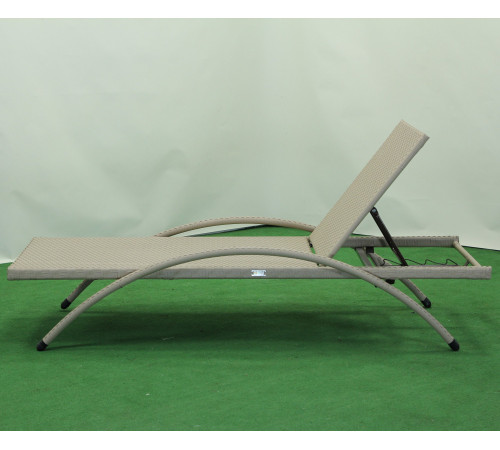 Шезлонг Greengard Барнео 200 х 78 х 42 см - бежевий