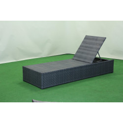 Шезлонг Greengard Кариби 200 х 70 х 31 см - сірий