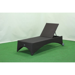 Шезлонг Greengard Мальдіви 198 х 85 х 45 см - коричневий