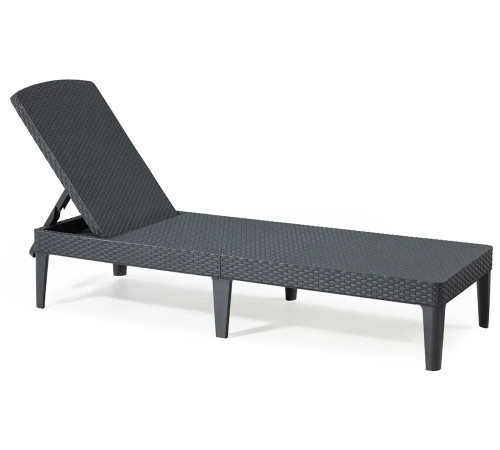 Шезлонг Keter Jaipur, 187 х 58 х 29 см - графіт