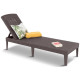 Шезлонг Keter Jaipur, 187 х 58 х 29 см - коричневий