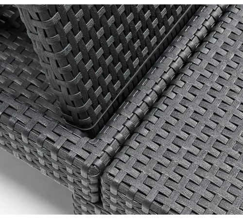 Шезлонг Keter Daytona Deluxe з матрацом, 195 х 65 х 25,5 см - графіт