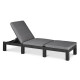 Шезлонг Keter Daytona Deluxe з матрацом, 195 х 65 х 25,5 см - графіт