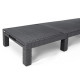 Шезлонг Keter Daytona Deluxe з матрацом, 195 х 65 х 25,5 см - графіт
