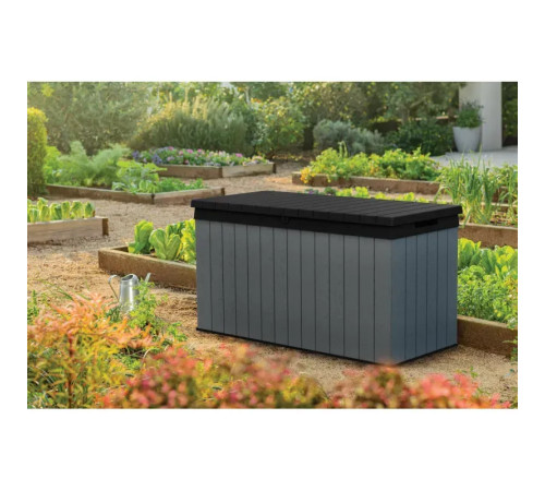 Скриня садова Keter Darwin 662 л, сіра