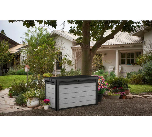Скриня садова Keter Denali DuoTech 380, сіра