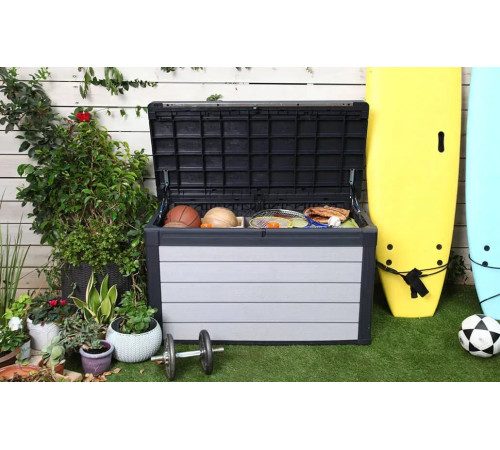 Скриня садова Keter Denali DuoTech 380, сіра