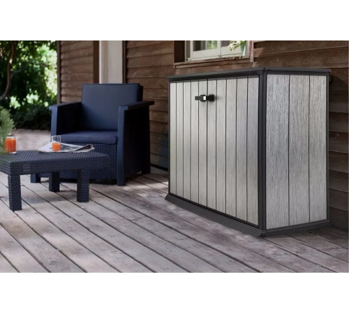 Шафа садова Keter Patio Store 240 л, сіра