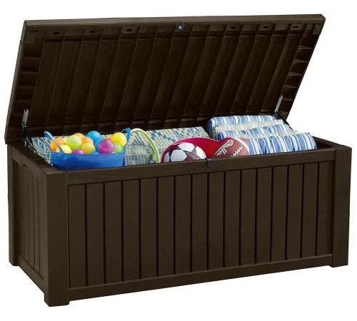 Скриня садова Keter Rockwood 570 л, коричнева