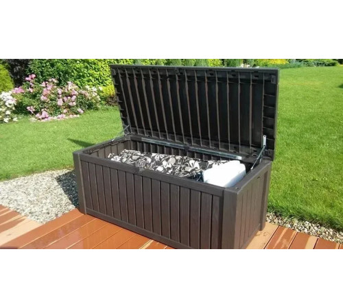 Скриня садова Keter Rockwood 570 л, коричнева