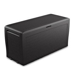 Скриня садова Keter Samoa Rattan 270 л, графіт