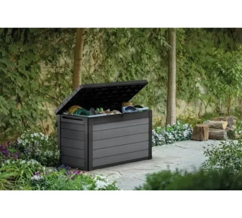 Скриня садова Keter Cortina 380 л, сіра