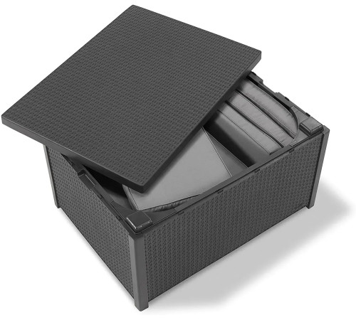 Стіл-скриня садова Keter Arica 79 х 59, графіт