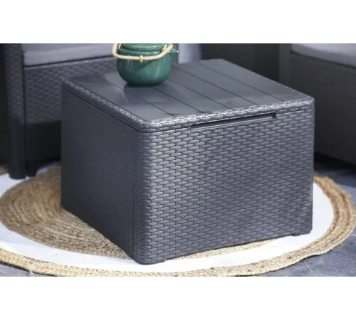 Стіл-скриня Keter Claire 55,5 х 55,5 см, графіт