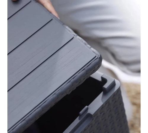 Стіл-скриня Keter Claire 55,5 х 55,5 см, графіт