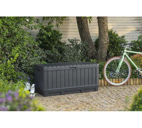 Скриня садова Keter Kentwood 350 л, графіт