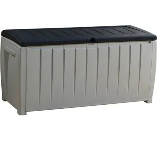 Скриня садова Keter NOVEL 340 л, сіро-чорна