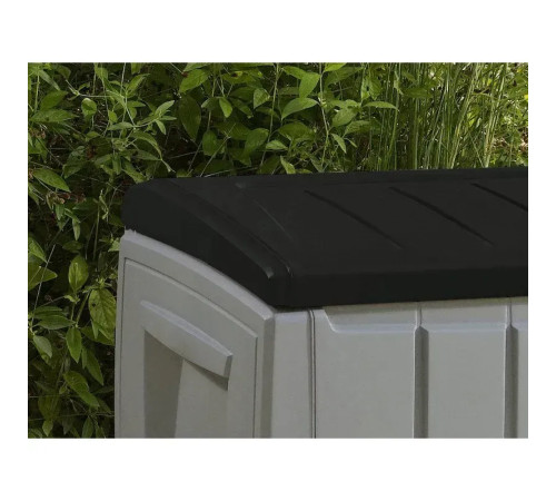 Скриня садова Keter NOVEL 340 л, сіро-чорна