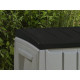 Скриня садова Keter NOVEL 340 л, сіро-чорна