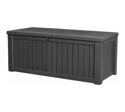 Скриня садова Keter ROCKWOOD 570 л, графіт