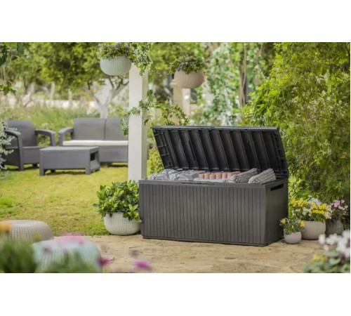 Скриня садова Keter SPRINGWOOD 305 л, коричнева