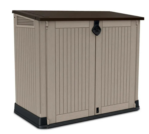 Шафа садова Keter Store-It-Out Midi 845 л, капучино