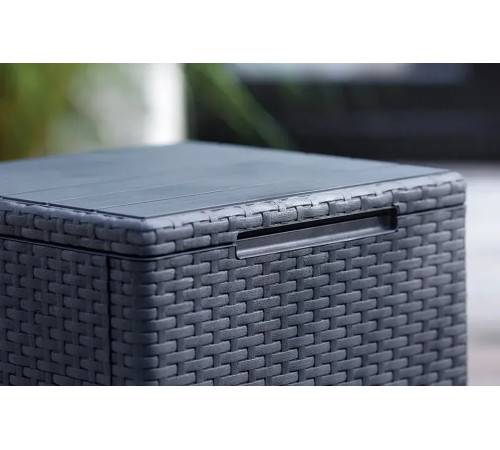 Стіл-скриня Keter Vigo, 37 х 37 см, сірий