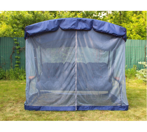 Тент з москітною сіткою Greengard для садової гойдалки Афіна, синій