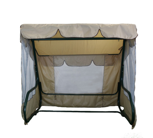Тент з москітною сіткою Greengard для садової гойдалки Барна, бежевий