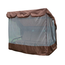 Тент з москітною сіткою Greengard для садової гойдалки Брауні, корчневий