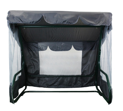 Тент з москітною сіткою Greengard для садової гойдалки Толедо, сірий