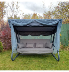 Москітна сітка Greengard для садової гойдалки Тенеріфе, сіра