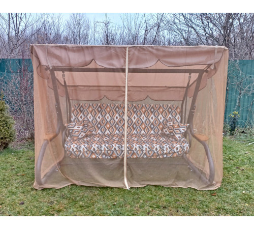 Москітна сітка Greengard для садової гойдалки Лате, бежева