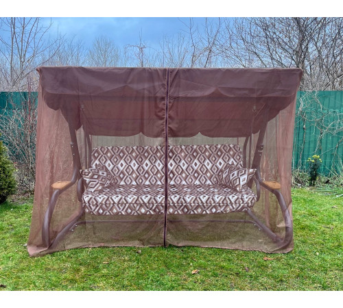 Москітна сітка Greengard для садової гойдалки Глорія, коричнева