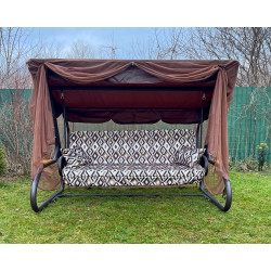 Москітна сітка Greengard МС-004 для садової гойдалки Глорія, коричнева