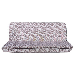 Матрац для садової гойдалки Greengard М-075, коричнево-білий